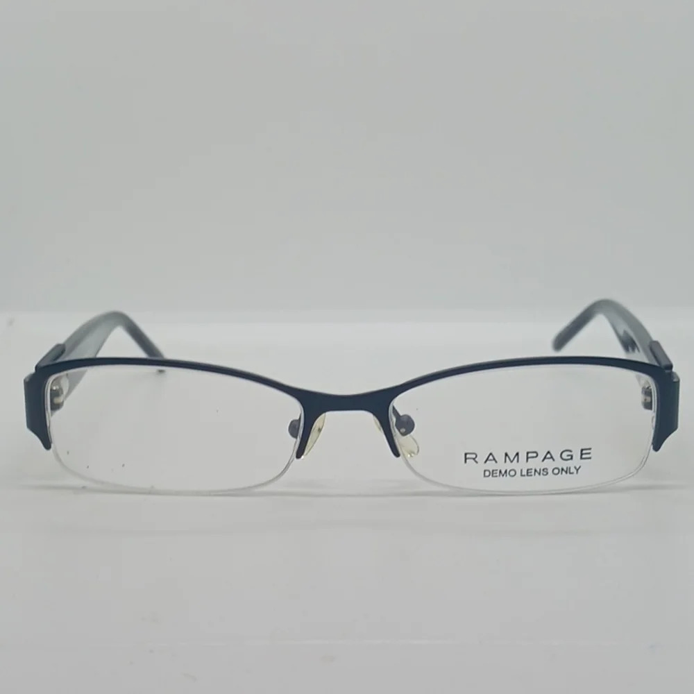 NWT WOMEN'S RAMPAGE EYEGLASS FRAMES 136 BLACK